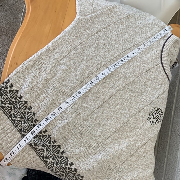 VINTAGE The Cotton Exchange Fisherman Sweater Unisex XL 100% Cotton MADE in USA - Picture 13 of 13